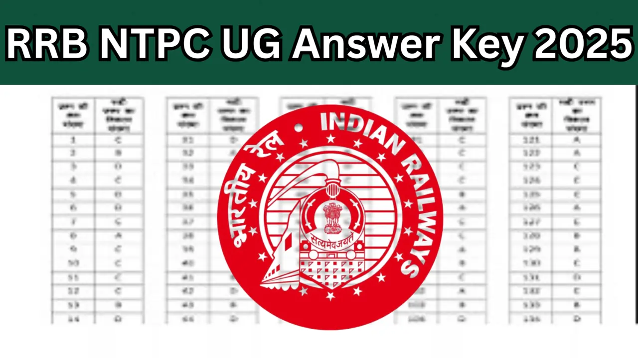 RRB NTPC UG Answer Key 2025: Complete Guide to Check and Raise Objections