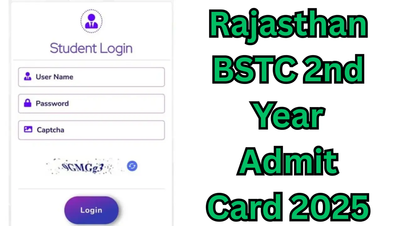 Rajasthan BSTC 2nd Year Admit Card 2025 – Download D.El.Ed Hall Ticket at rajshaladarpan.rajasthan.gov.in