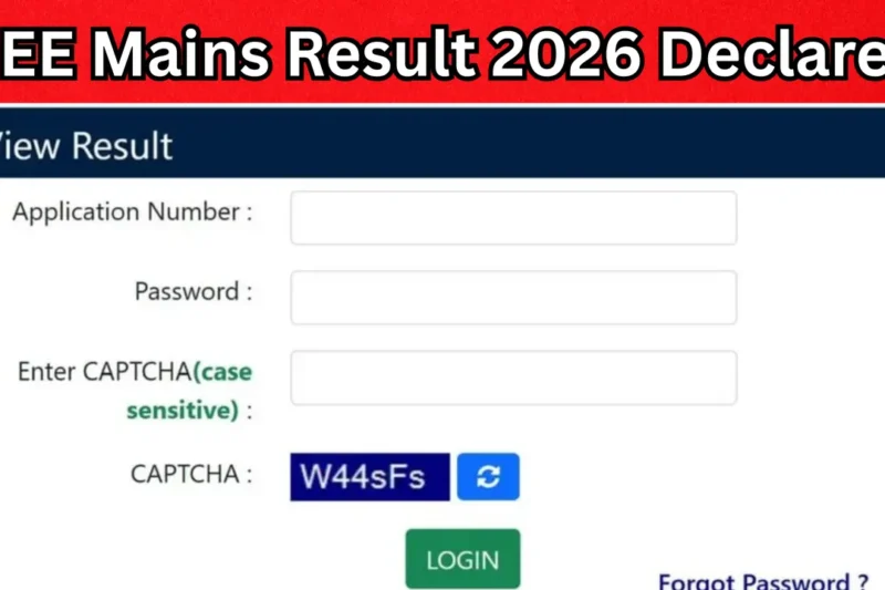 JEE Mains Result 2026 Declared: Complete Details of Session 1 Scorecard, Final Answer Key, Cut-Off & Download Process