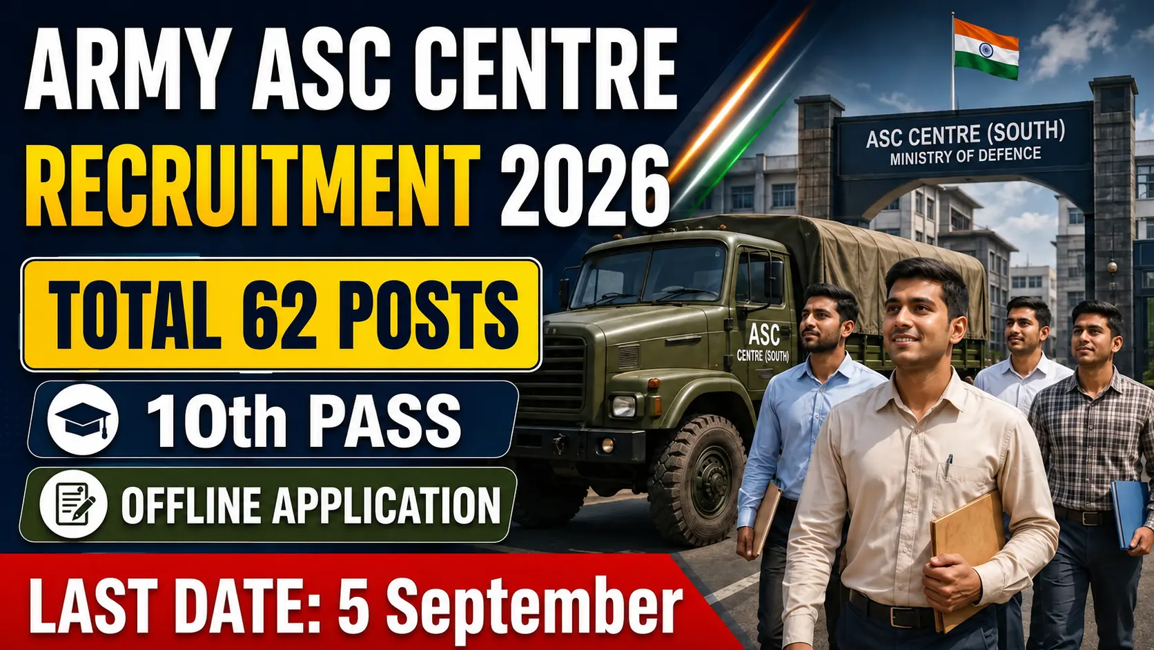 Army ASC Centre South Recruitment 2026