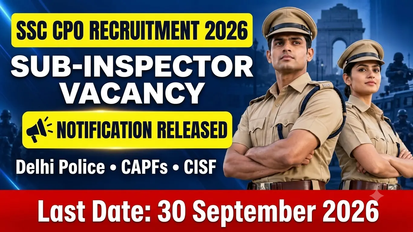 SSC CPO Recruitment 2026